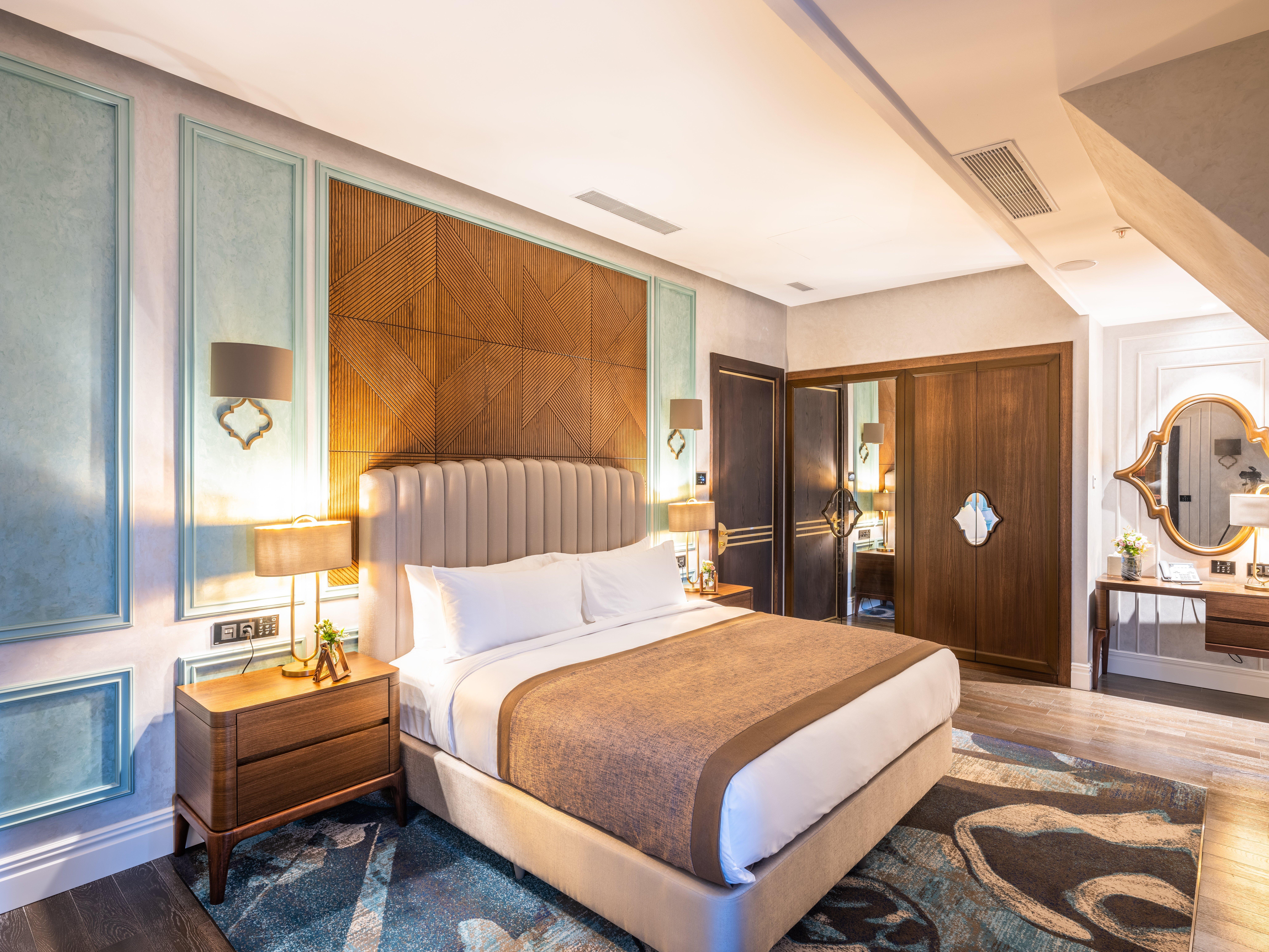 Hotel Intercontinental Baku By Ihg Zewnętrze zdjęcie A bedroom at the hotel